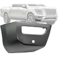 APA Replacement Front Bumper Corner Cover for 2020 2021 2022 2023 Titan with Parking Sensor Hole Passenger Right Side 620249FV1H NI1017103
