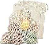 Ecobags Organic Net Produce Bag- Pack of 3