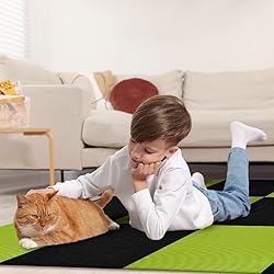 WAPANE Carpet Tiles Peel and Stick, Squares Carpet
