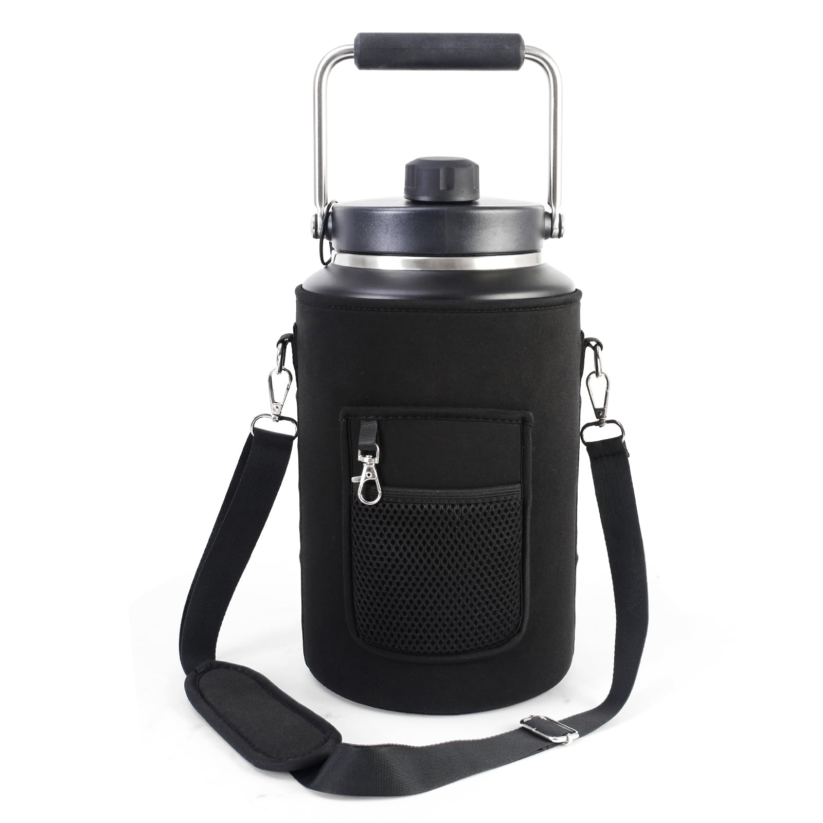 Photo 1 of 1 Gallon Jug Holder Compatible with Yeti/RTIC One Gallon Jugs, Carrier/Pouch Sleeve for Outdoor Camping, Hiking,Gym
