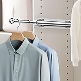 Supforce Valet Rod for Closet Pull Out, Retractable