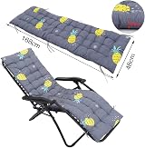DKIEI Printed Floral Sun Lounger Cushion 168x48x8cm Pineapple view 5
