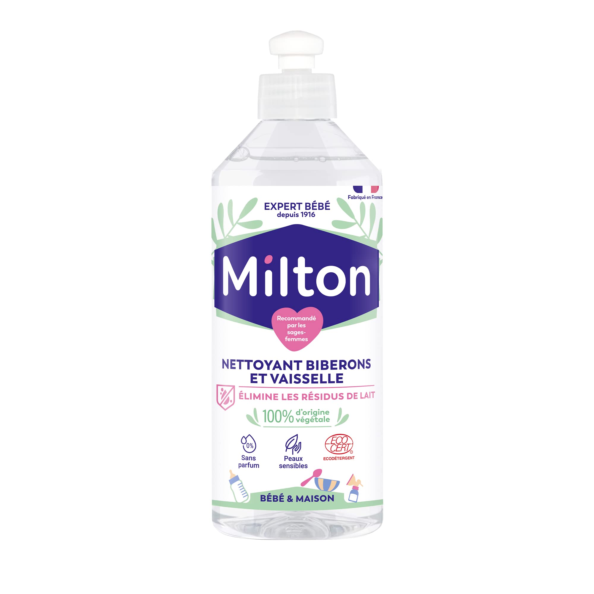 Milton Baby Bottle Cleaner 500ml – Specifically developed to remove all milk residue responsible for the growth of harmful bacteria