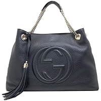 Amazon.com: Gucci Soho 536196 Black Leather Tote Bag for Women