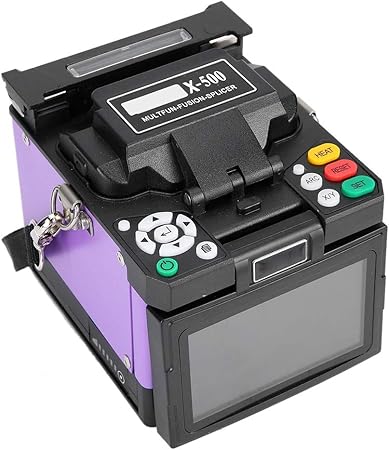 Empalmador de fusión de fibra óptica