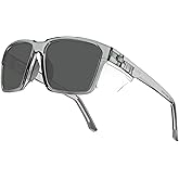 EYEGLAD VETRA Z87+ Certified Safety Glasses HD High Contrast UV400 Side Shield Anti-Oil Coating Stylish Eyewear