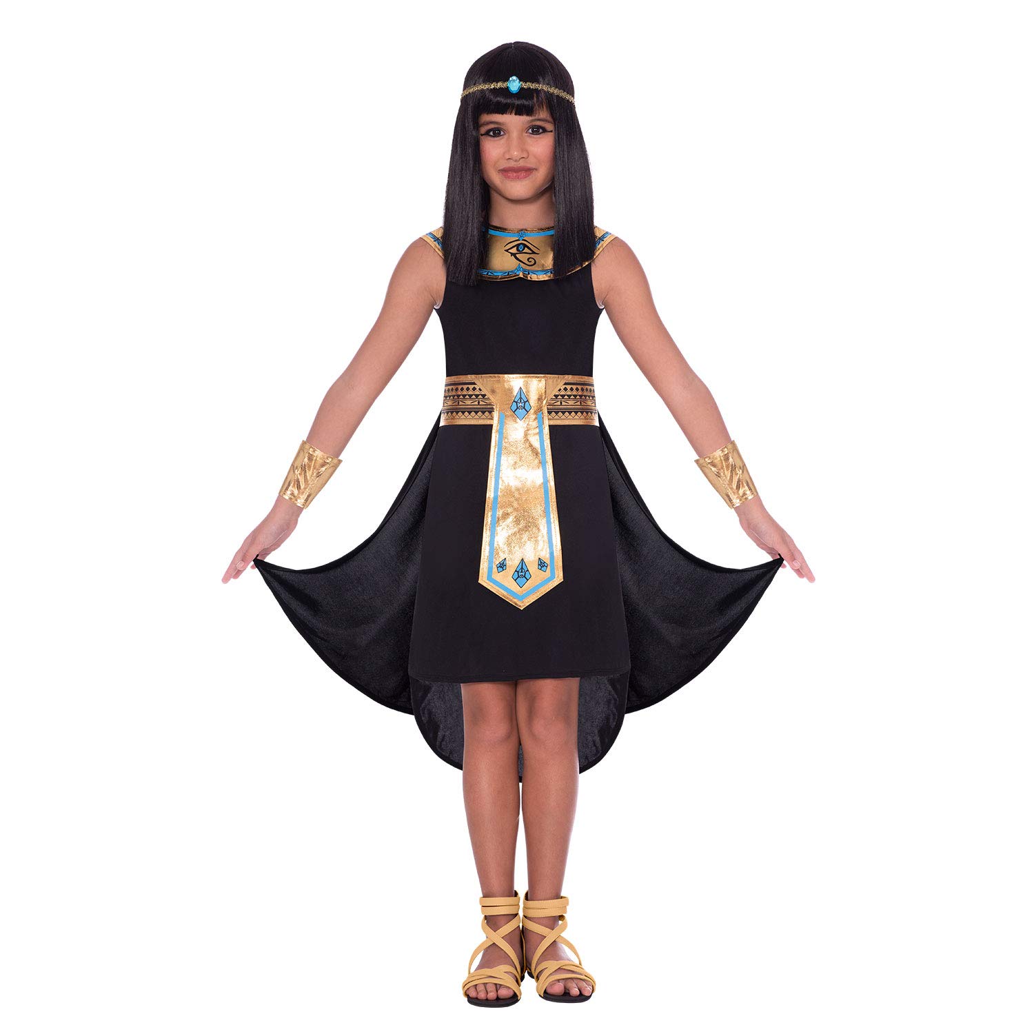 amscan 9906374 Girls Egyptian Pharaoh Book Week fancy Dress Costume Age 6-8 Years