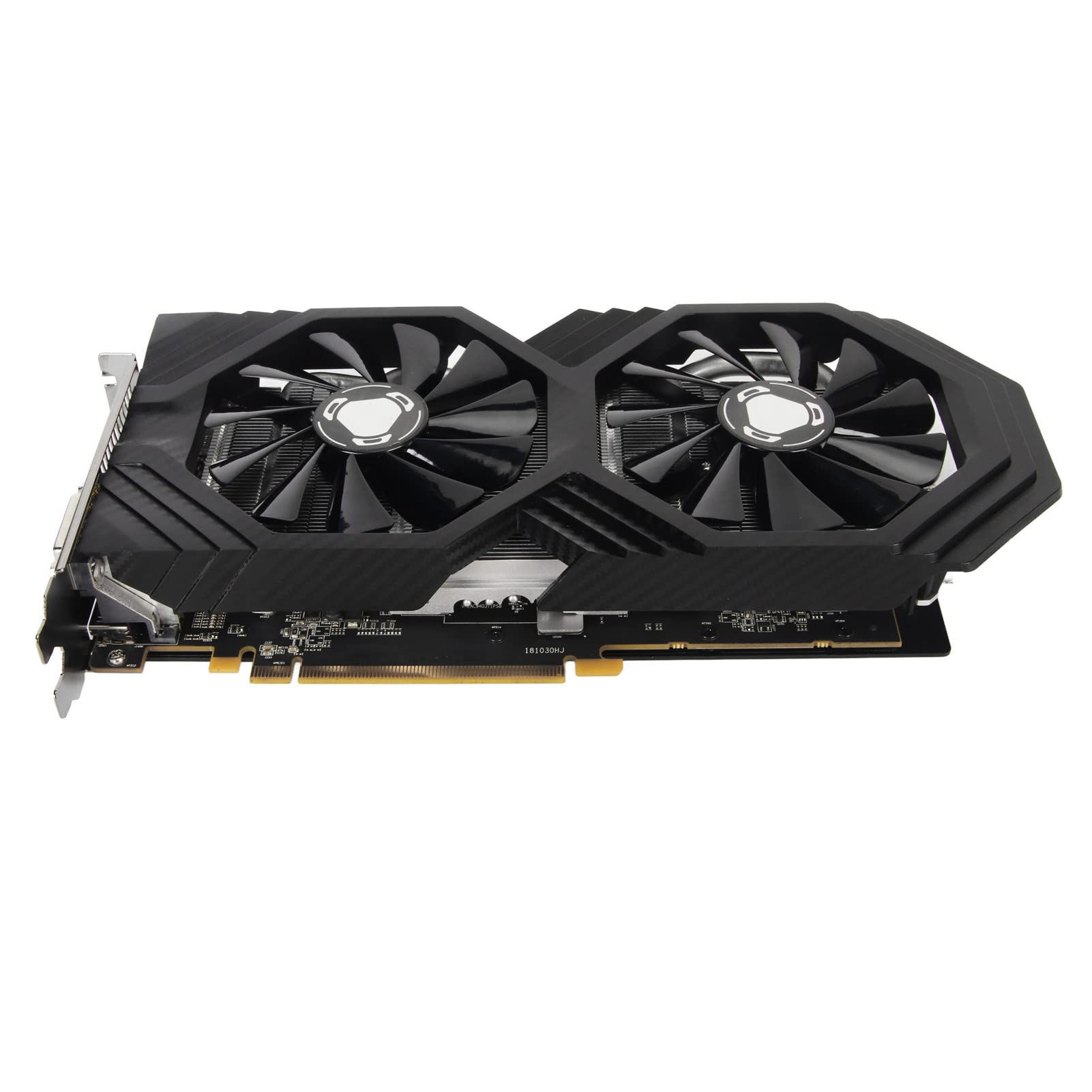 Topiky RX590 Graphics Card, 8GB GDDR5 256bit Computer Graphics Card with Dual Fans, RX590 PC Gaming Video Card 0, PCI Express 3.0 X16, 3DP, DVI Output, HD Multimedia Interface