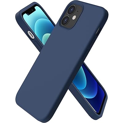 Buy Ornarto Compatible With Iphone 12 Mini Case Slim Liquid Silicone 3 Layers Full Covered Soft Gel Rubber With Microfiber Case Cover 5 4 Inch Navy Blue Online In Uzbekistan B08fqy1wdv