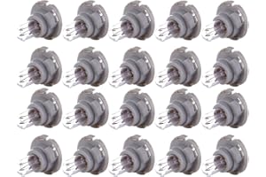 cciyu 20 Pack Warm White T5/T4.7 Neo Wedge Halogen A/C Light Bulbs 12V