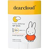 Miffy Sunny Defense Sun Stick SPF 50+ PA++++ – Korean Sunscreen for Face & Travel Size (.77 oz)