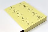 Silvine Cloakroom Tickets 1-1000 with Security Numbering CRT1000 Single view 4