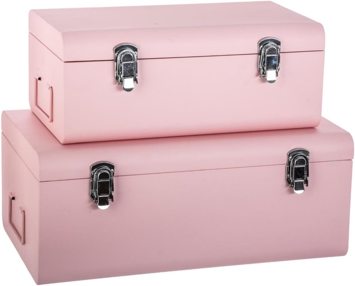 metallic pink suitcase