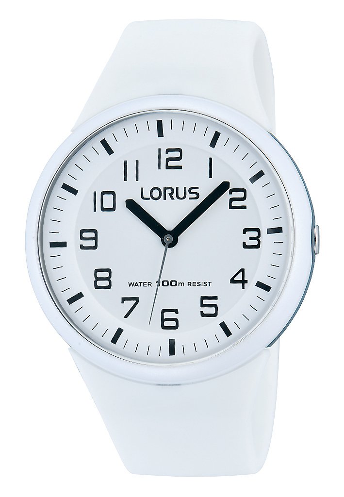 Lorus Fashion Damen-Uhr Edelstahl und Kunststoff mit Silikonband