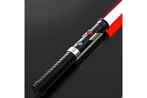 Dueling Lightsaber for Adult Light Saber for Kids Motion Control 12RGB Color Metal Lightsabers with 16 Sound Real Light Saber