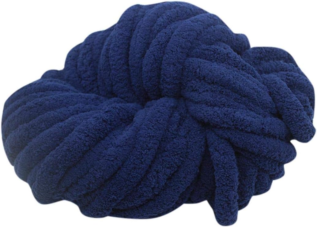 Makaor Knitting Yarn,Worsted Super Coarse Soft Smooth Natural Silk Wool Yarn Knitting Crocheting for DIY Knitting Blanket