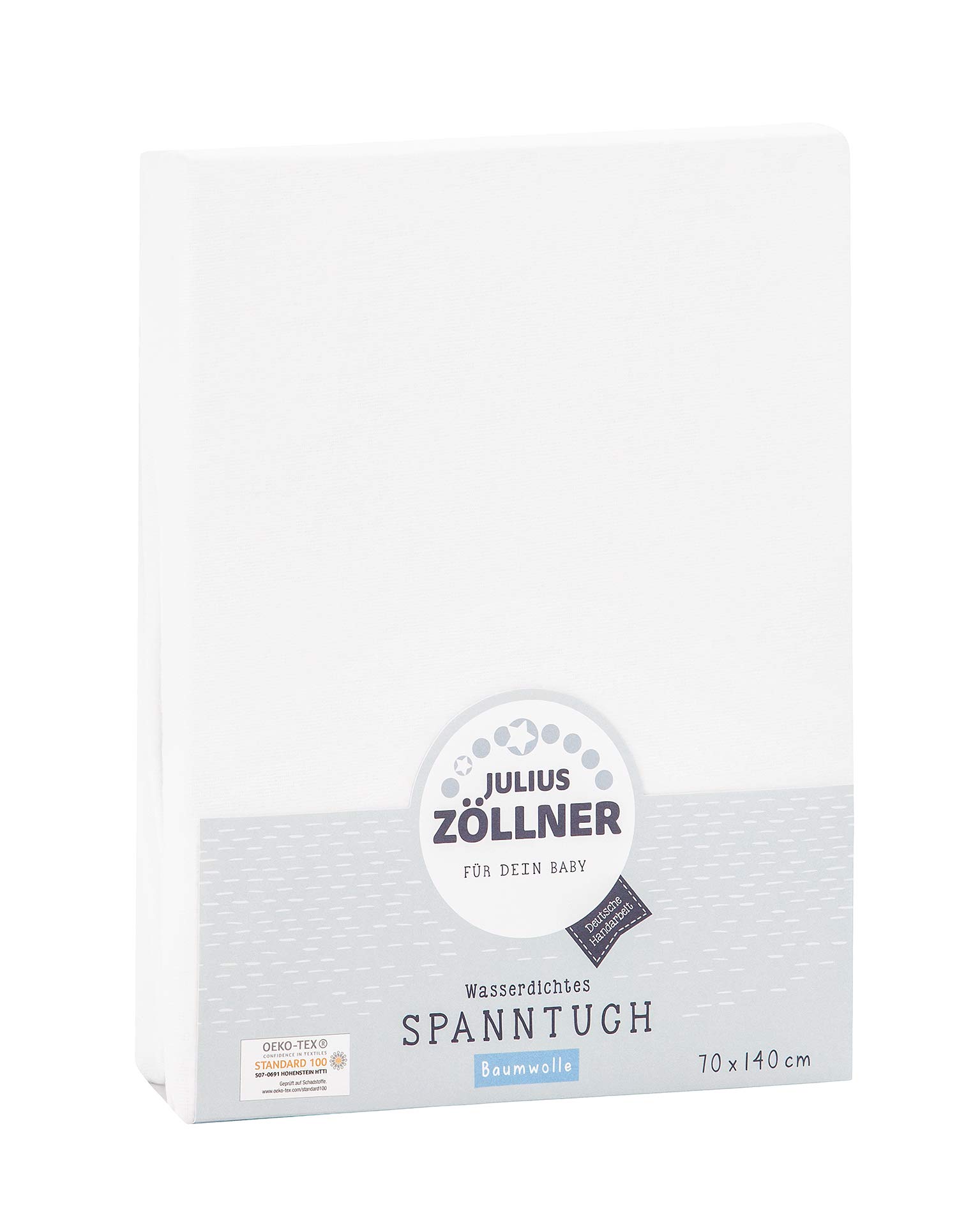 Zöllner Fitted Sheet, Waterproof, PVC-Free, 70 x 140 cm