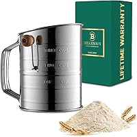 Bellemain Stainless Steel 3 Cup Flour Sifter
