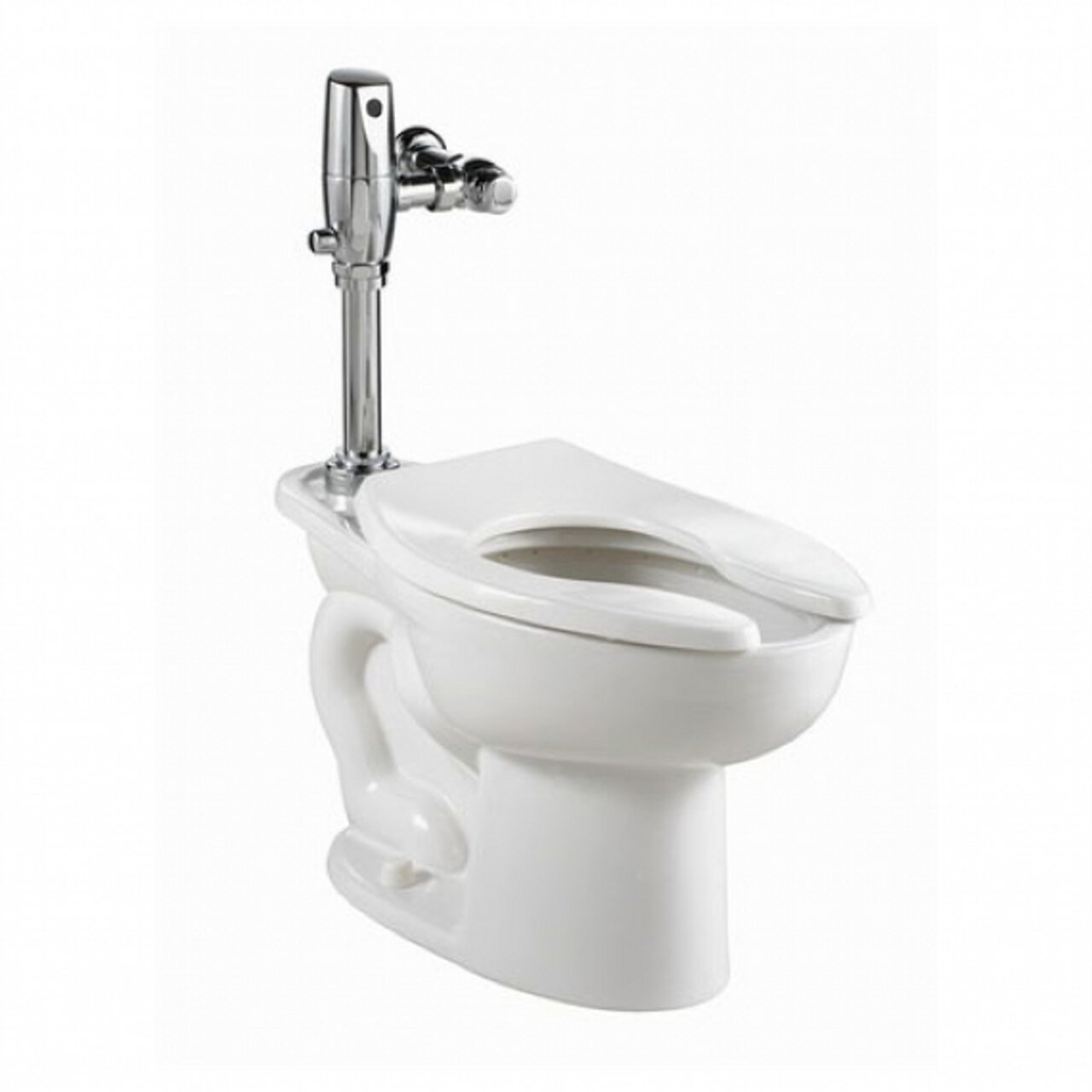 Photo 1 of American Standard 2234.528.020 Madera 15-Inch Elongated 1.28 GPF Universal Toilet Bowl with Selectronic Flush Valve, White