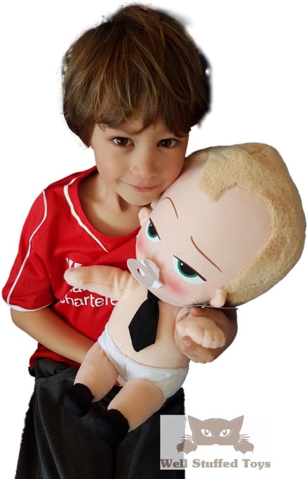 Boss Baby Extra Large Plush Soft Toy 40cm 16" (Baby Nappy) Amazon.co