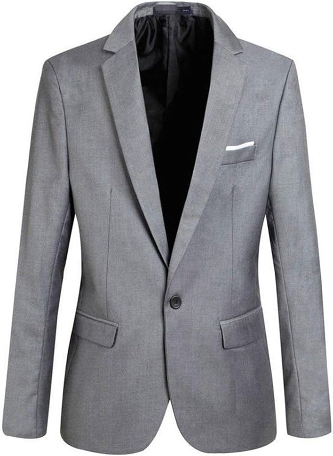 Freebily Kinder Anzugjacke Jungen - 1-Knopf Blazer Slim Fit Für Hochzeit & Party