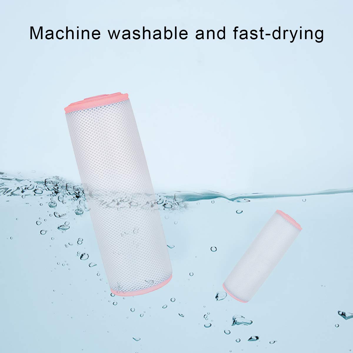 light blue crib bumper