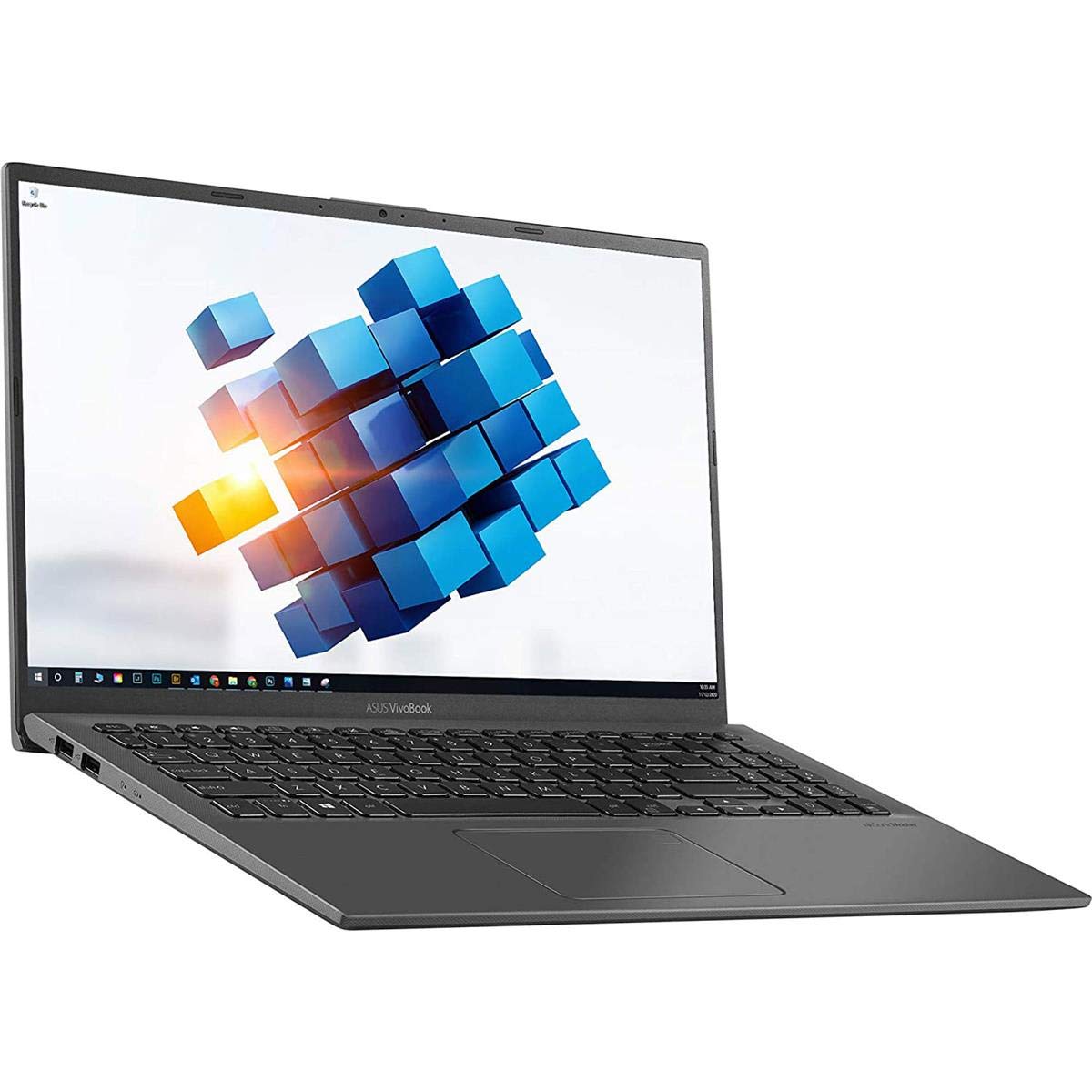 2021 ASUS VivoBook Ultra Thin and Light 15.6'' FHD Touchscreen Laptop Intel 10th gen Quad-Core i5-1035G1 up to 3.6GHz 8GB RAM 512GB SSD Fingerprint Chiclet Keyboard Webcam Windows 10 Aloha Bundle
