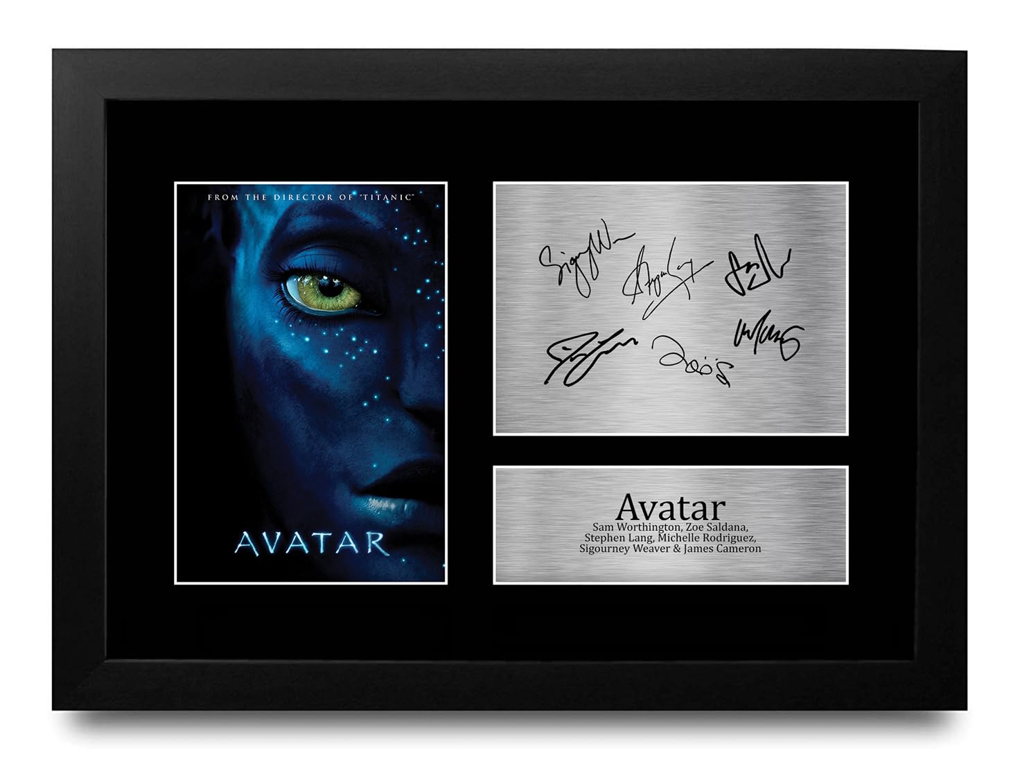 HWC Trading FR A4 Avatar Gifts Printed Signed Autograph Picture for Movie Memorabilia Fans - A4 Framed — image 1