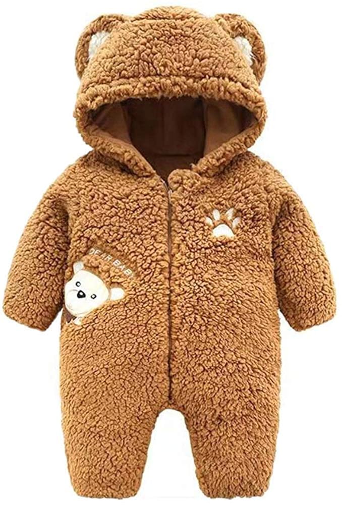 infant fleece snowsuit