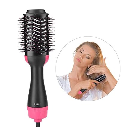 Amazon Com Qnlly Hair Curler Comb 2 In 1 Hair Dryer Styler