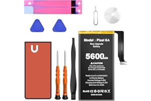 5600mAh Battery for Google Pixel 6A, Higher Capacity New 0 Cycle Battery Compatible with HTC Google Pixel 6A Model GX7AS, GB6