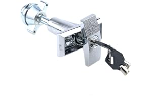 Coshar T Handle Universal Replacement Plug Lock Snack Candy Soda Vending Machine Lock Replacement with High Security, 3Pcs Keys