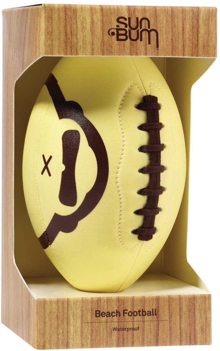 Sun Bum Beach American Football, Waterproof and Made from Neoprene, Suitable For All Weather Conditions, Yellow