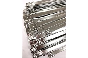 AVG Packaging Supplies Lot of 8.5" Long Metal Truck and Trailer Flat Head Security Seals, Metal Flat Head Seal (100 Pack)