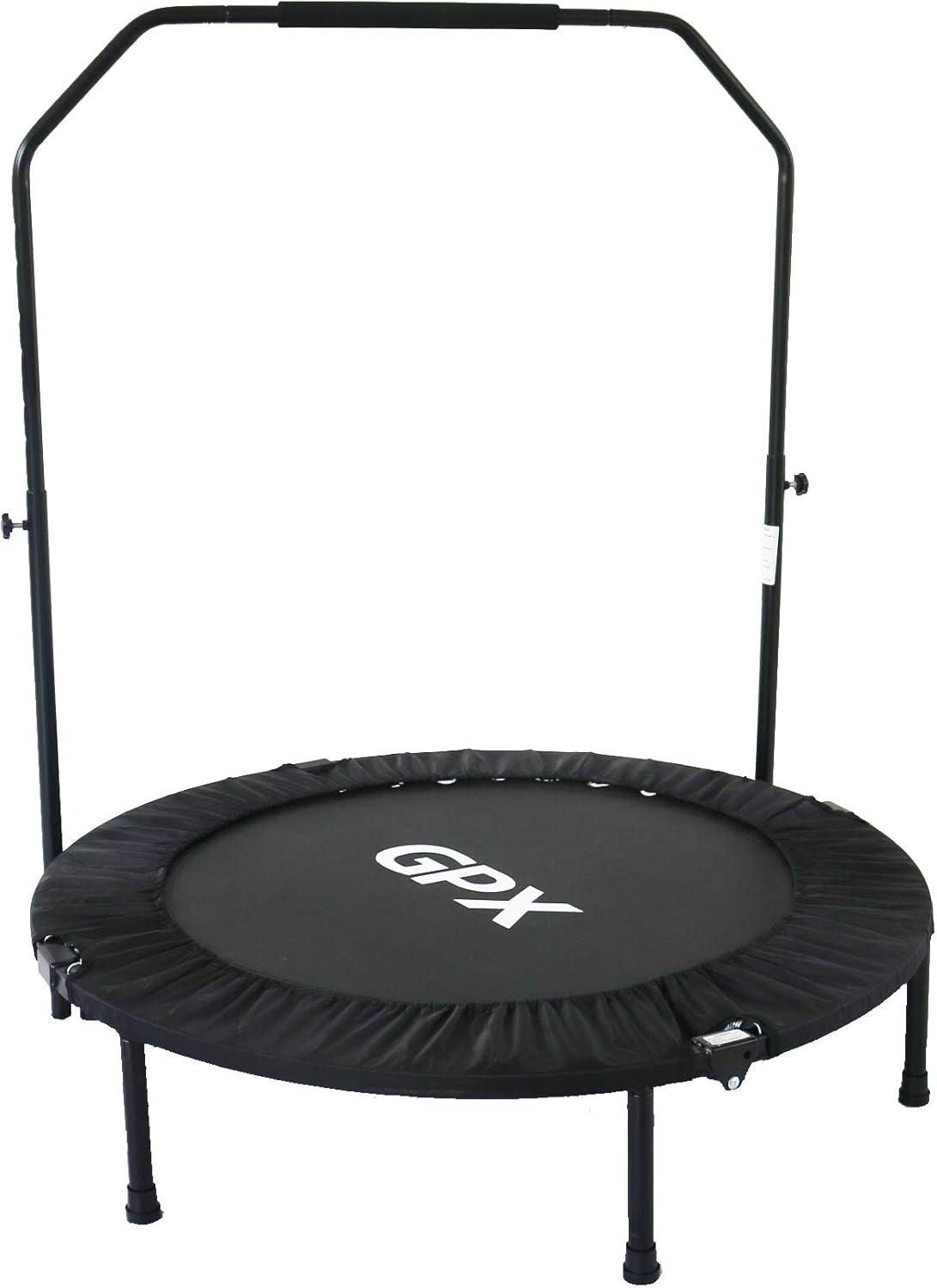 foldable exercise trampoline with bar