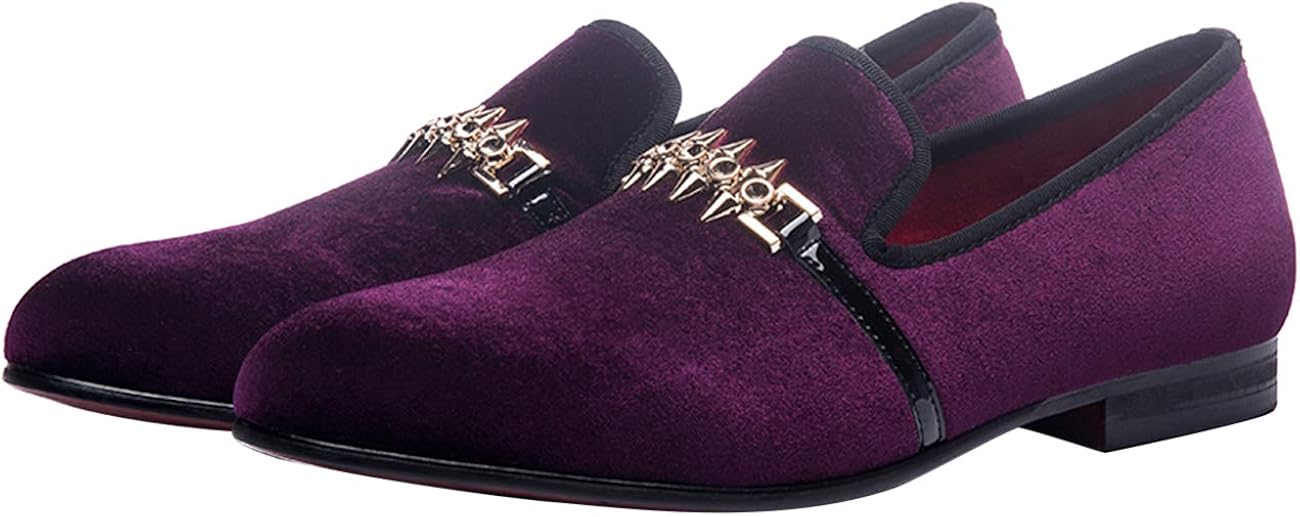 light purple loafers