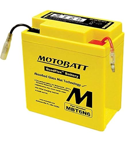 Yuasa Conventional 6N5.5-1D 6 Volt Battery For Honda CL90L Scrambler (1967-1970)