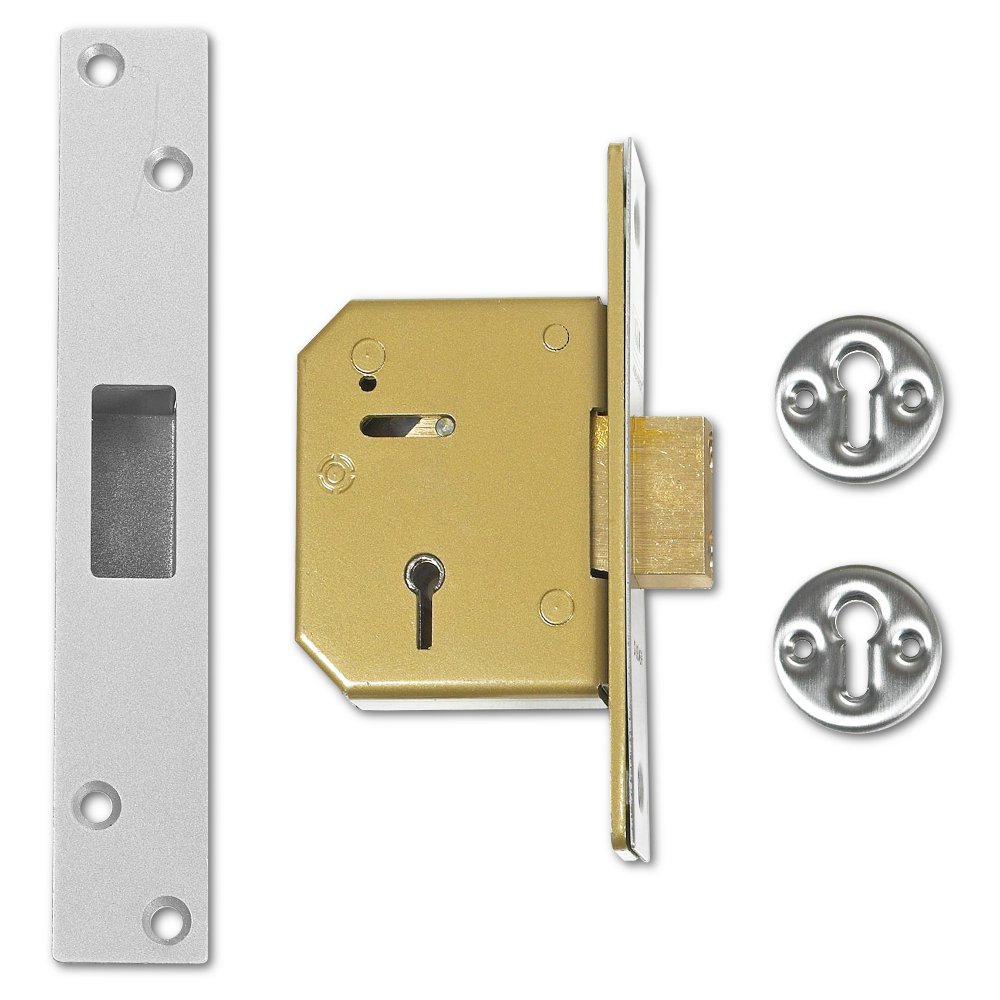 UNION UNNV3G115C67 Mortice Deadlocks 5 Lever, Set of 4