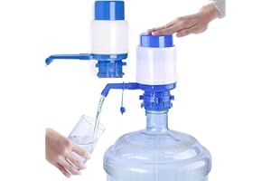 E-GREETSHOPPING 2 Pack Portable Manual Water Pump, Water Bottle Pump,Water Jug Dispenser Bottle Pump Drinking Water Pump,5 Gallon Water Pump,Hand Water Pump Fits Most 2-6 Gallon Water Coolers Manual