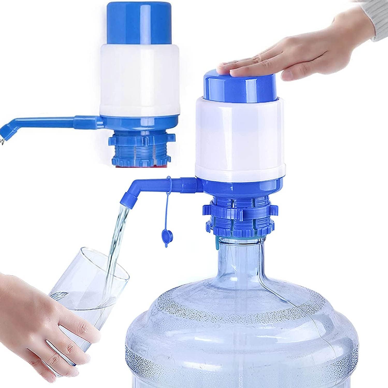 Photo 1 of 2 Pack Portable Manual Water Jug Dispenser, 5 Gallon Hand Pump Fits Most 2-6 Gallon Water Coolers