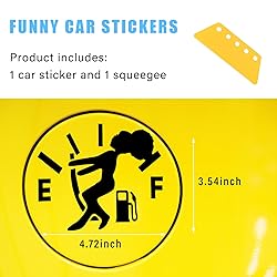 Augeny Funny Car Fuel Tank Sticker, EF Logo