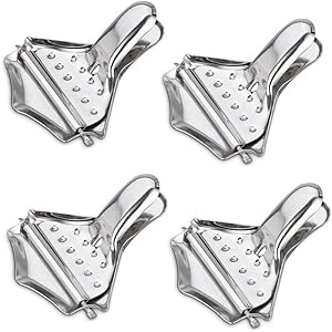 WHOSEE 4-Pack Stainless Steel Juicer Manuel Presses Fruit Orange Citrus Handheld Press