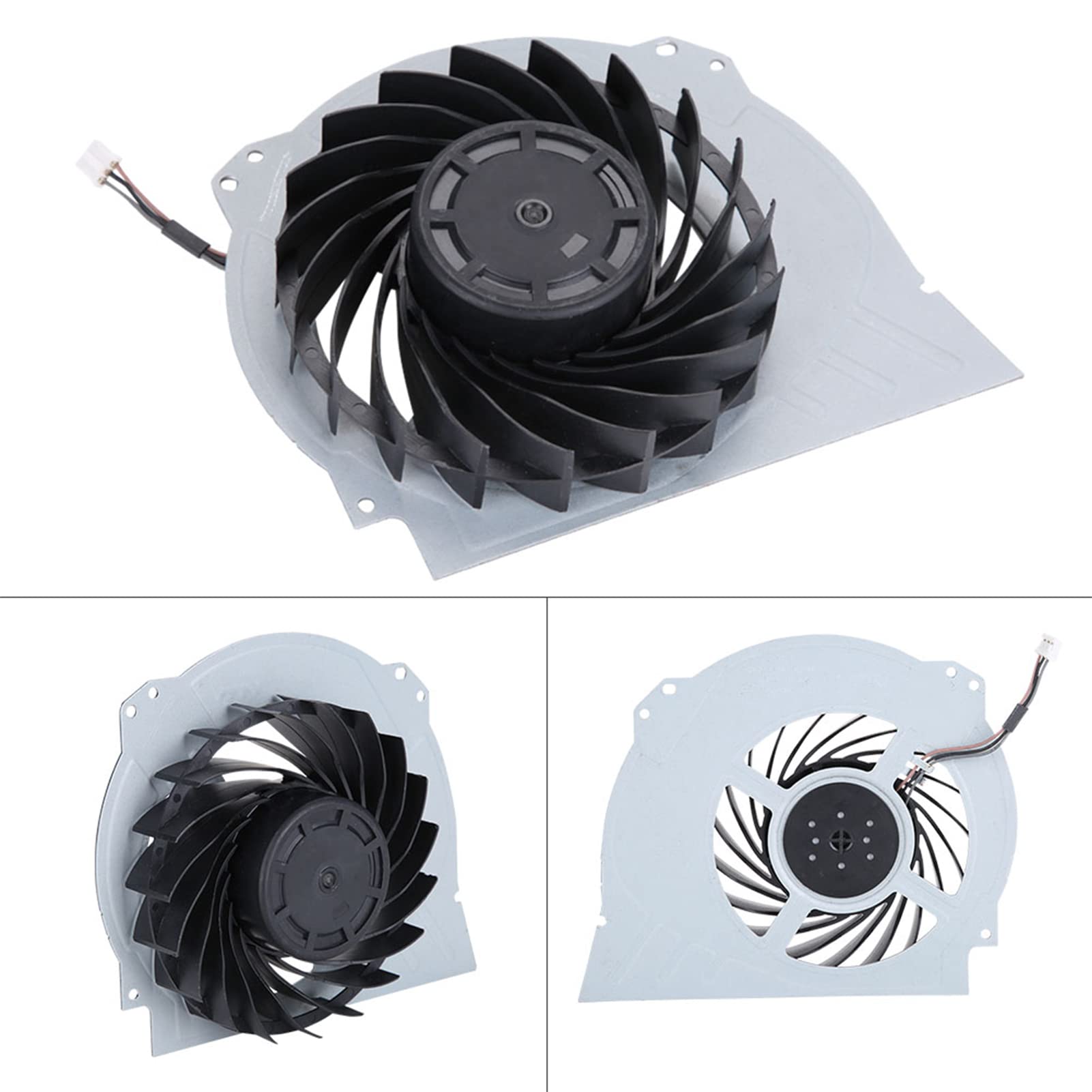 Zunate Internal Cooling Fan, DC 12V CPU Cooling Fan Internal Cooling Dual Fan Replacement Repair Part Kit for PS4 PRO 7000-7500 Model