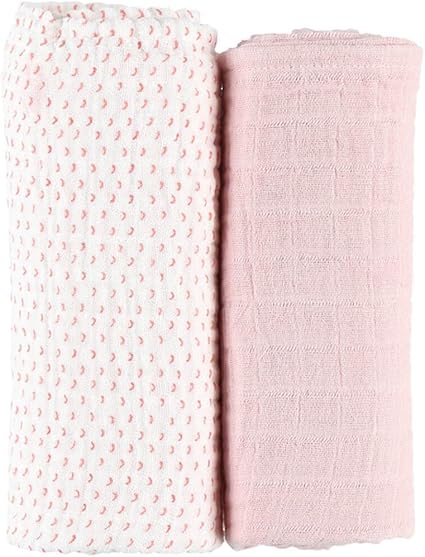 Lot De 2 Draps Housse Coton Bio Rose 70 X 140 Cm Moris Et Sacha Noukie S Amazon Fr Cuisine Maison