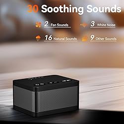 DailyBody Sound Machine White Noise Machine with 30