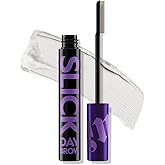 Urban Decay Slick Day Strong-Hold Clear Brow Gel, Lifted, Laminated Eyebrows, Up to 24 HR Wear, Comfortable Feel with Water-Based Wax, Flake-Proof, No White Cast, Dries Clear, Vegan - 0.23 fl oz
