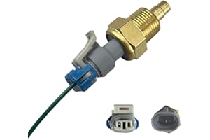 Engine Coolant Temperature Sender with Connector Plug Pigtail Wire Harness Compatible with Blazer Camaro Caprice Corvette Exp
