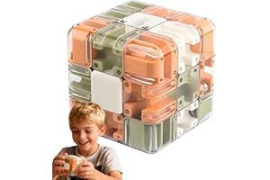 3D Large Labyrinth Puzzle Maze Cube -Engaging Brain Teaser Toy, 3D Labyrinth Puzzle Cube,Improve Spatial Recognition and Cult