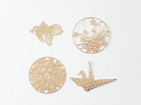 Amazon 和風メタルパーツ 4点セット レジン 封入 アクセサリーパーツ デコ素材 通販 Amazon 和風メタルパーツ 4点セット レジン 封入 アクセサリーパーツ デコ素材 通販