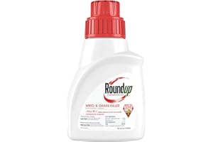 Roundup Concentrate Plus Weed and Grass Killer - Includes Easy Measure Cap, 16 oz.